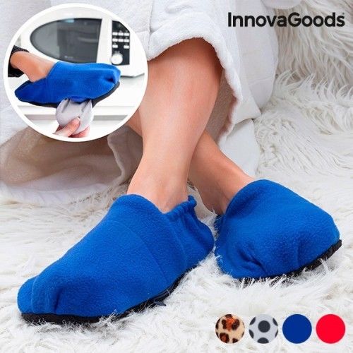 Pantofole Ciabatte Riscaldabili Microonde - Blu - Unisex